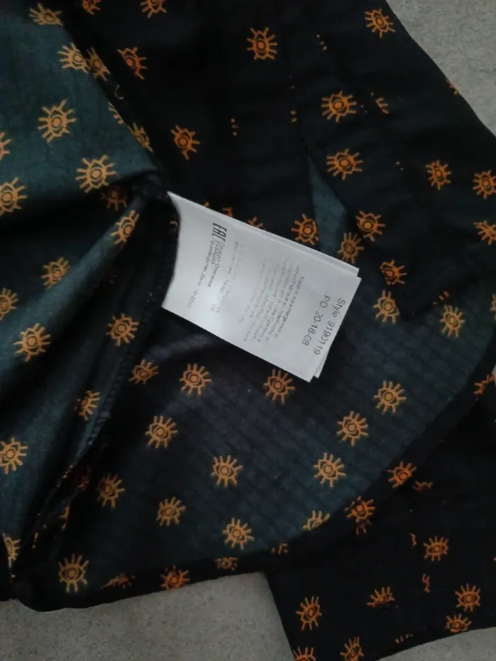 Chemise manches longues noir et oeil orange Desires M - photo numéro 4