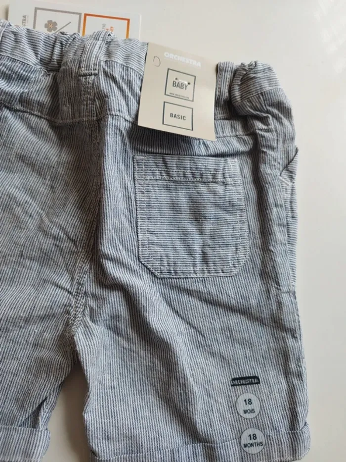 Pantacourt short bébé garçon 18 mois - photo numéro 5