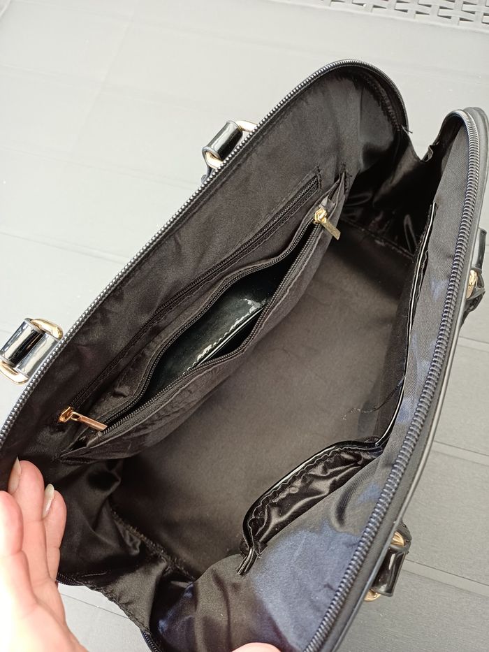 sac vernis noir - photo numéro 2