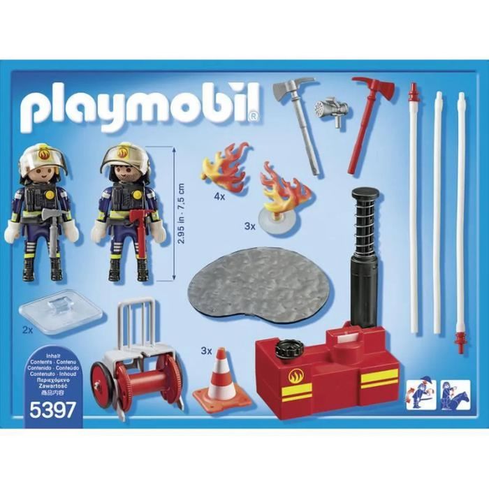 PLAYMOBIL 5397 City Action Pompiers avec Matériel d'Incendie - photo numéro 4