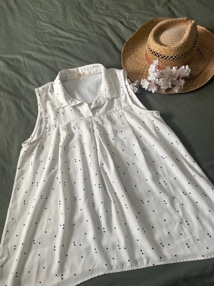 Superbe chemise sans manches Deeluxe L