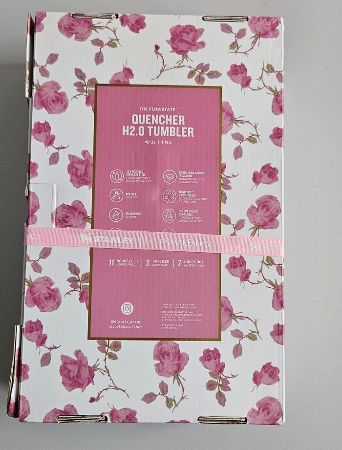 Stanley × LoveShackFancy 1,2L – Édition limitée Roses – Neuve - photo numéro 6