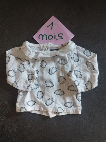T-shirt nuage 1 mois