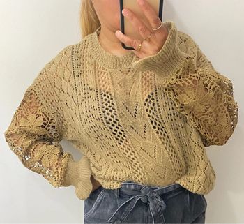 Superbe Pull Maille Ajourée Taille 38-40