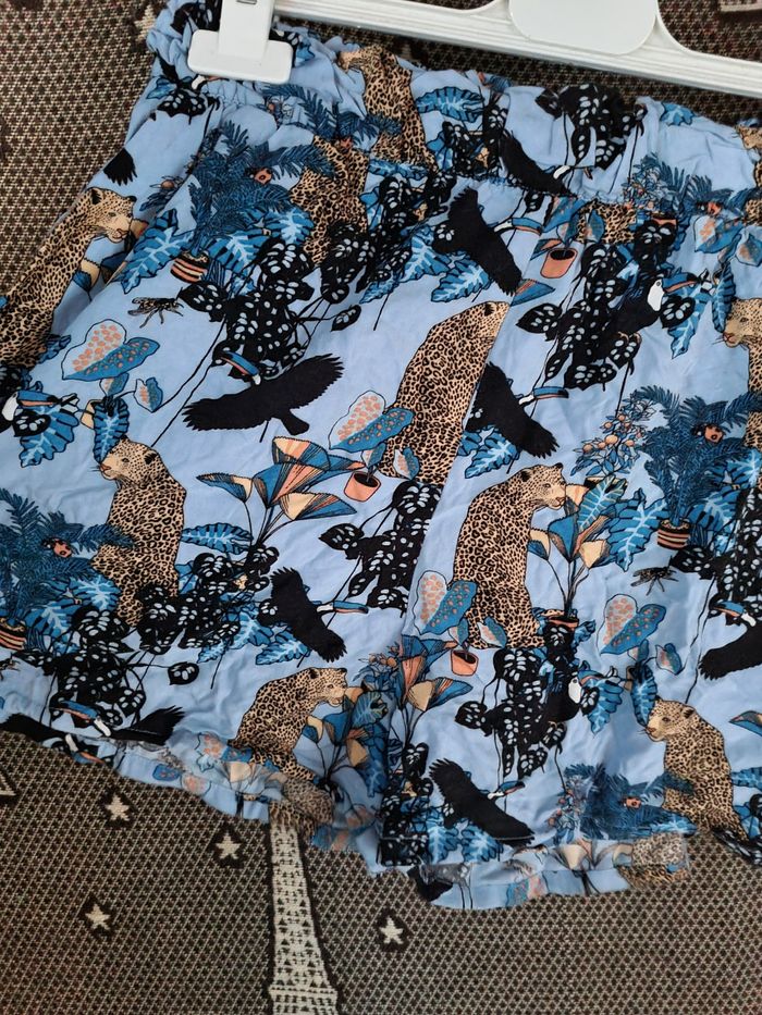 Short imprimé léopard 🐆 et toucan taille S - photo numéro 2