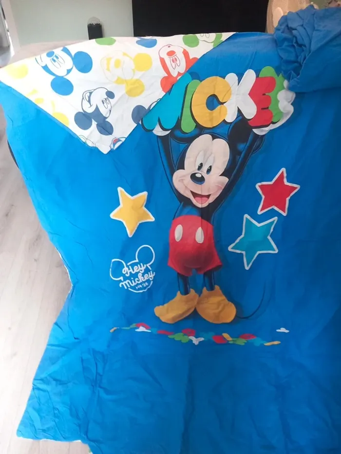 Parure de lit Mickey Mouse en coton - photo numéro 4