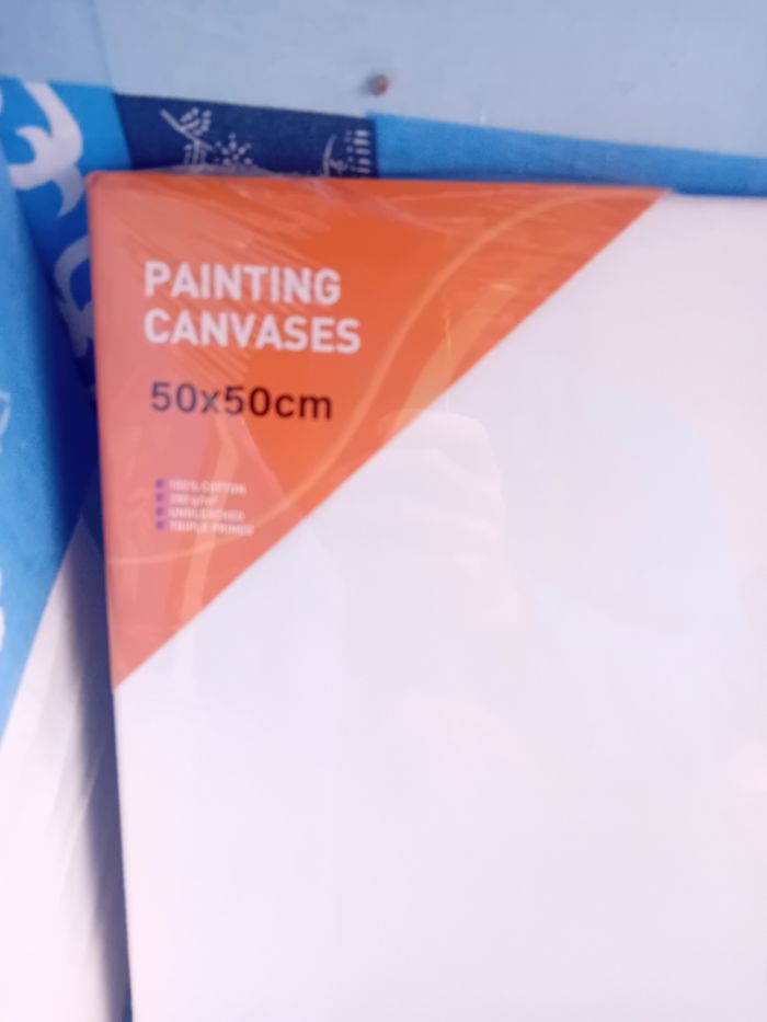 Tableau peinture canvases painting 50x50cm neuf - photo numéro 2