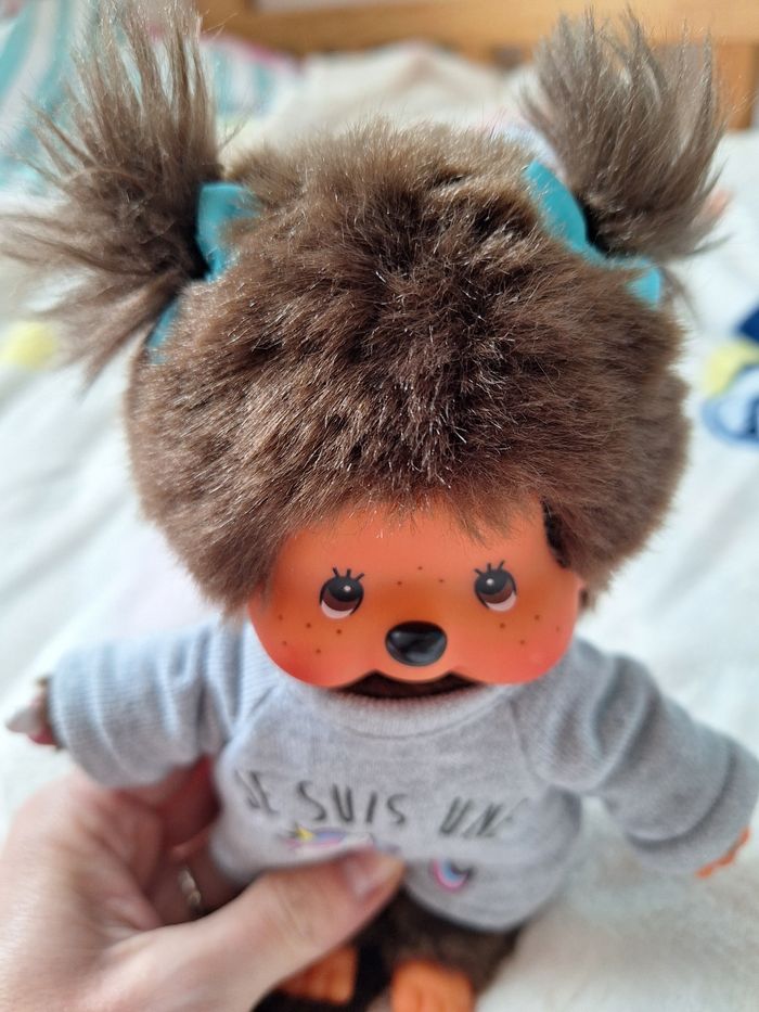 Peluche Licorne Monchhichi - photo numéro 3