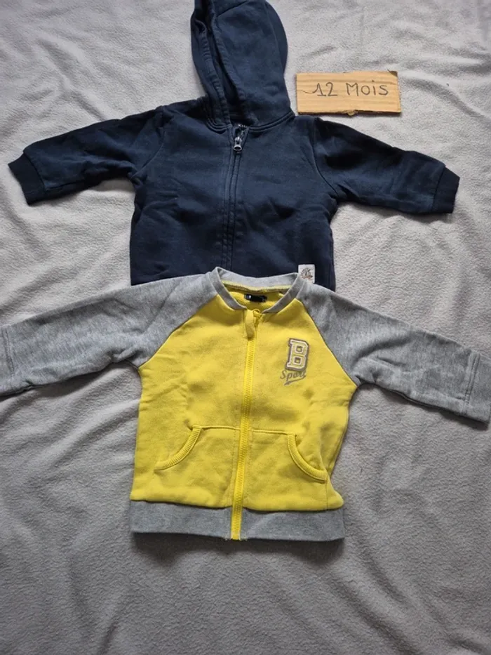 Lot gilets garçon 12 mois kiabi - photo numéro 3