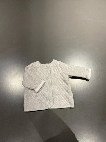 gilet petit bateau gris 6 mois