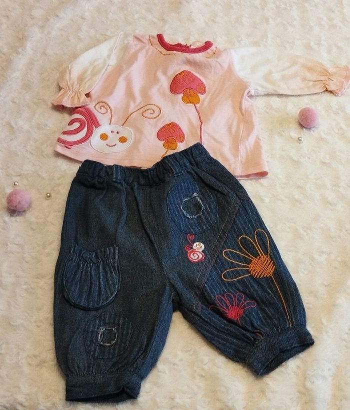 Ensemble pantalon tee shirt