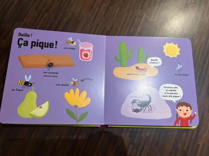 Livre Mes premières petites bêtes Patapon avec poster à déplier - photo numéro 4
