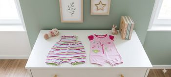 🌸 Lot de 2 Barboteuses Été - Bébé Fille (3 mois) 🌸
