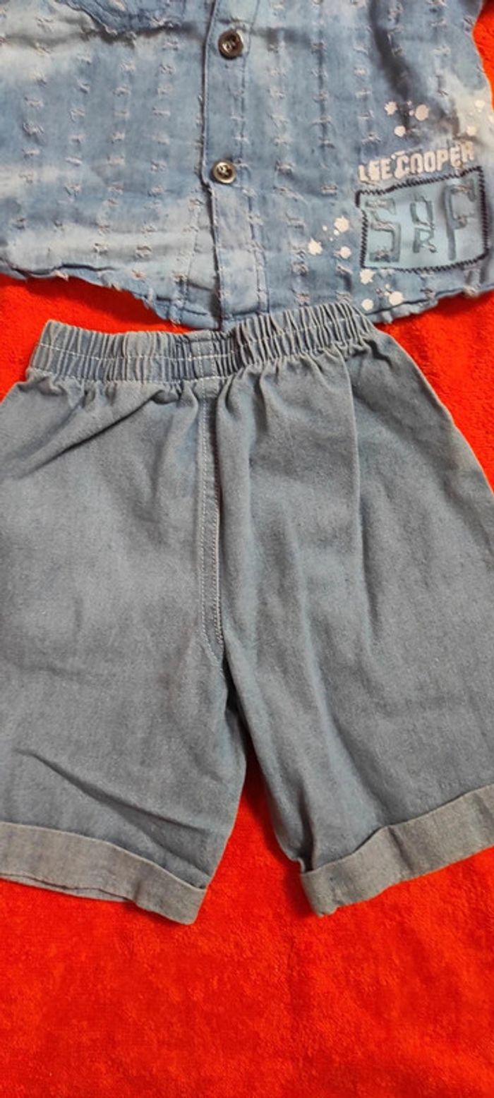 Short et chemise Lee Cooper 18 mois - photo numéro 5