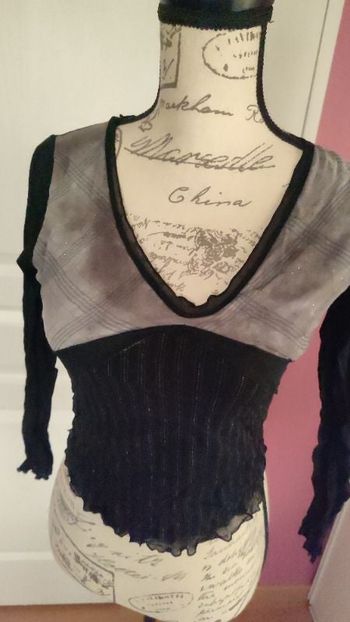 haut voilage promod taille m 36/38