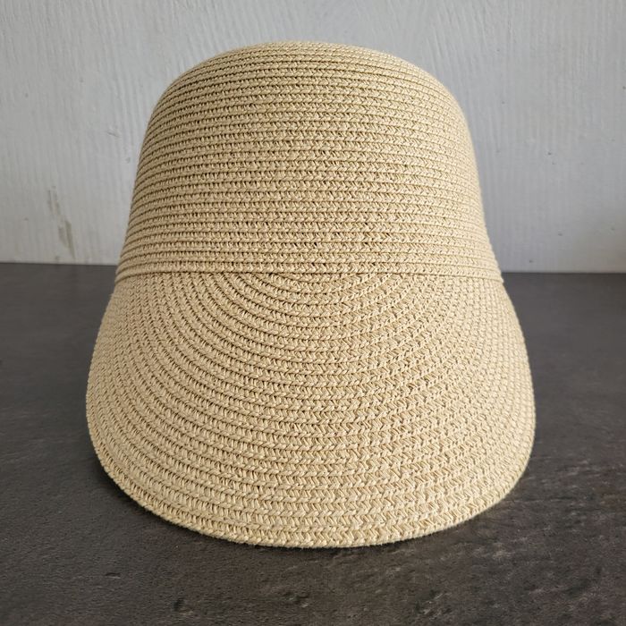 Casquette beige en paille taille 57 (M) en excellent état - photo numéro 5