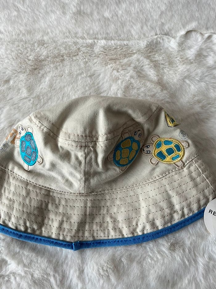 Bob réversible beige et bleu Rock a bye baby 3-6 mois 43 cm - photo numéro 10