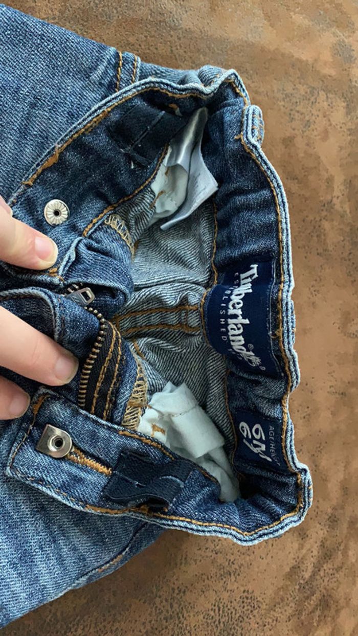 Jean Timberland 6 mois bleu - photo numéro 2