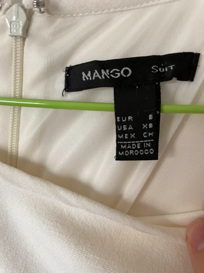 Robe courte beige Mango - photo numéro 3