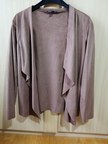 Veste en suédine Kiabi