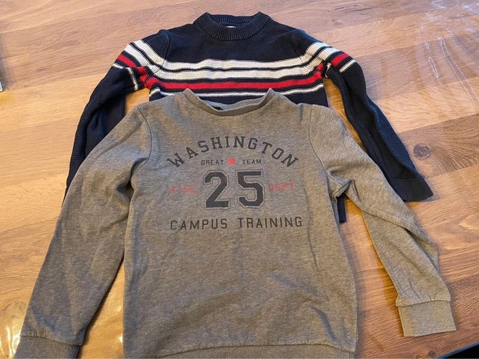 Lot de 2 pulls 8 ans garçon