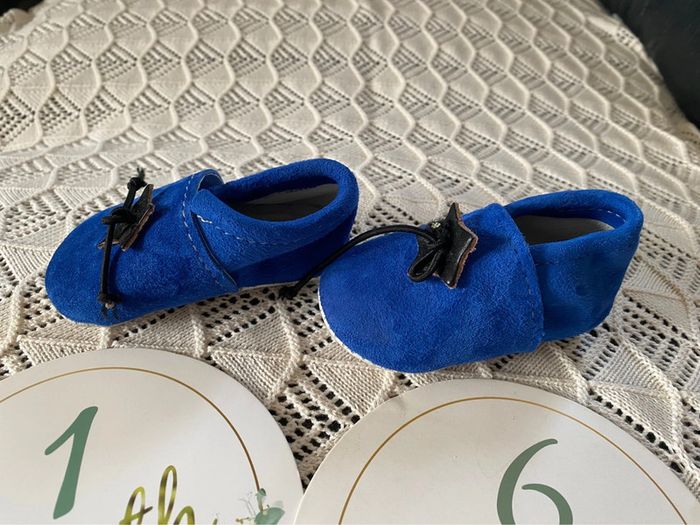 Chaussons cuir 1-6mois - photo numéro 5