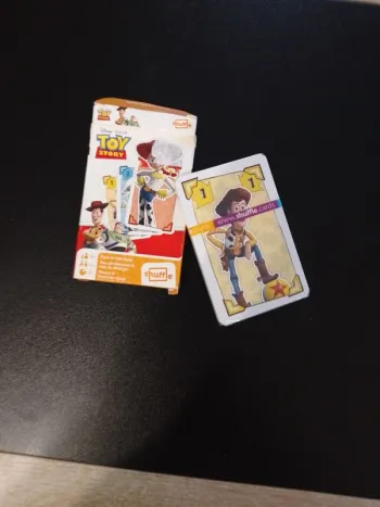 jeu de carte 2 en 1 - mistigris / paires - toys story