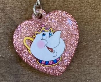 Porte clés cœur miss samovar