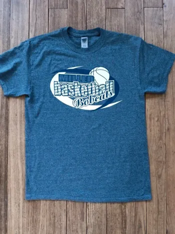 T-shirt imprimé basketball académy Miller bobcats gildan - M
