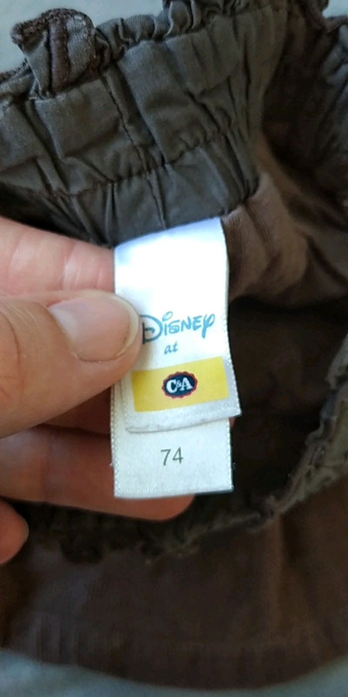 Jupe velours marron Fille 12 mois Minnie Disney C&A 100% coton - photo numéro 6