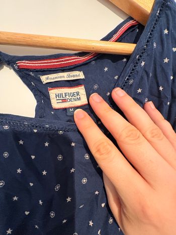 Robe d'été Tommy Hilfiger Denim - Bleue à motifs - Taille M