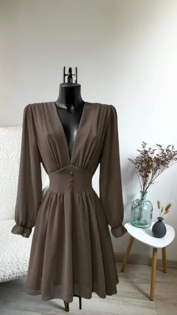Sublime robe marron