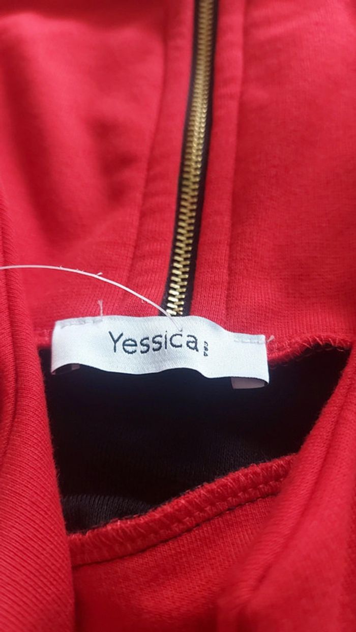 Robe Yessica rouge et noire t 38 neuve - photo numéro 7