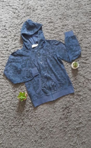 Veste imprimé à capuche