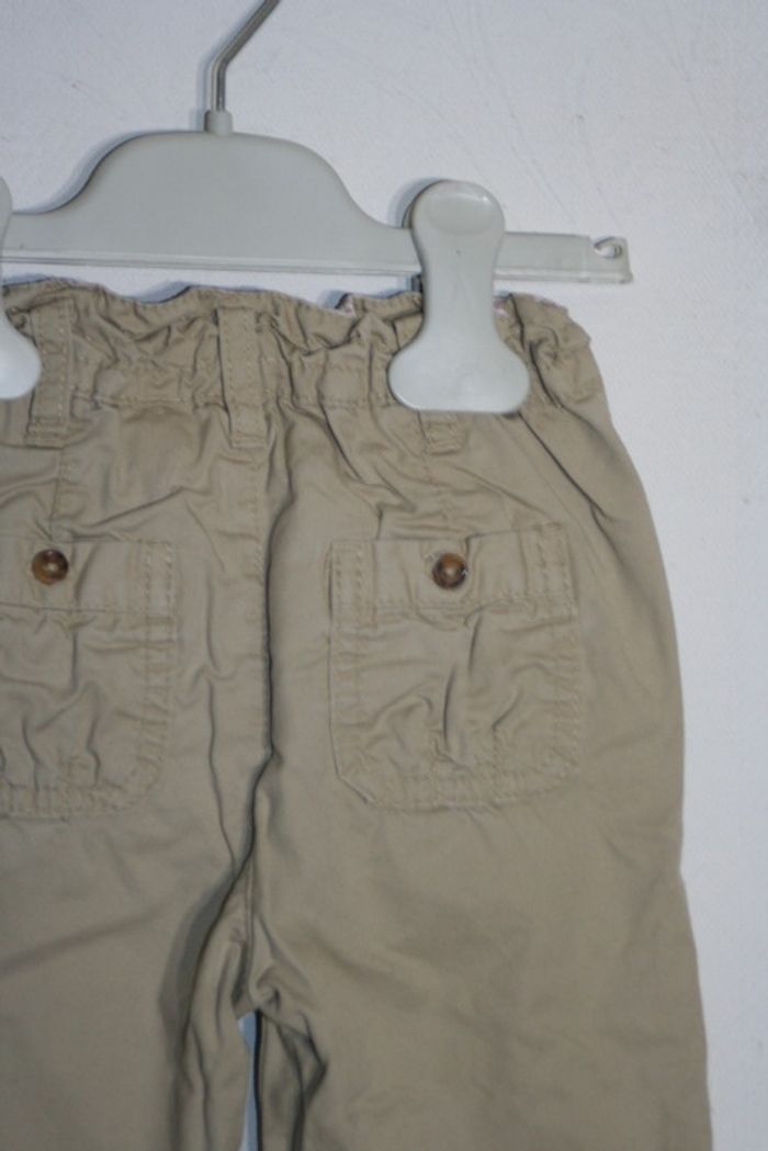 Pantalon toile beige retroussable H&M - photo numéro 5