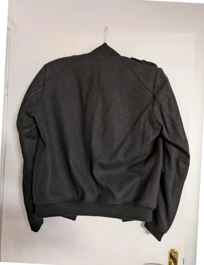 Blouse aviateur en laine vierge The Kooples - photo numéro 8