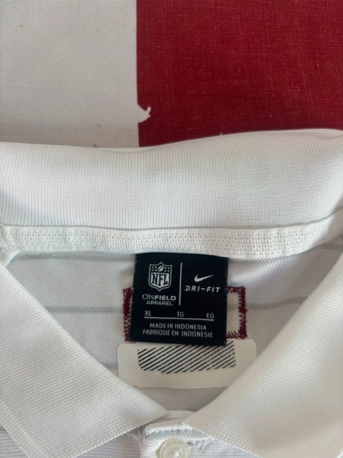 Polo Nike Dri-Fit Nfl liserés gris écusson Washington brodé taille Xl - photo numéro 2