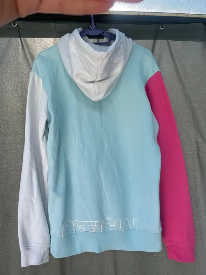 Sweat à capuche trois couleurs - photo numéro 3