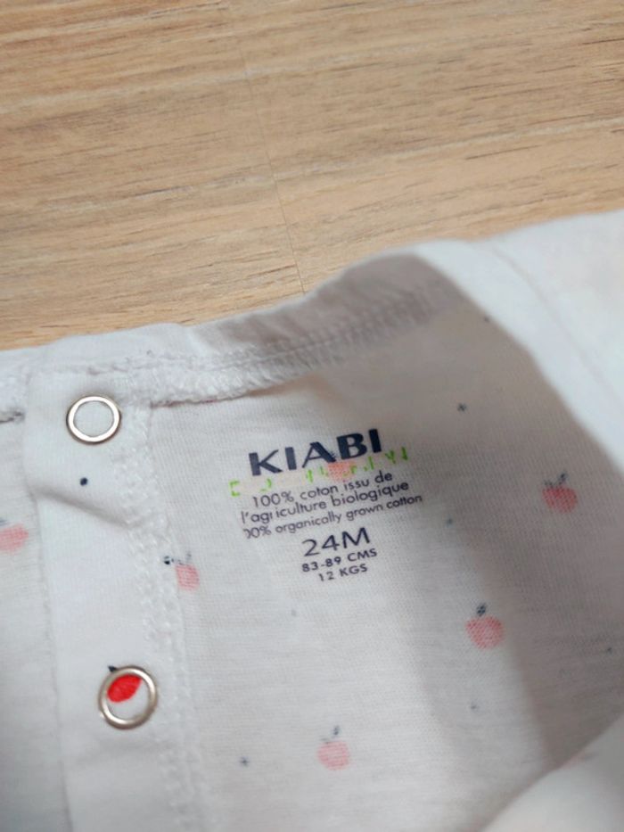 Robe légère pommes Kiabi 24 mois - photo numéro 3