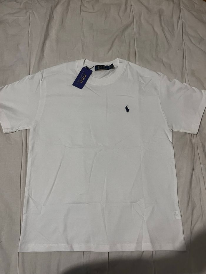 T shirt Ralph Lauren Blanc - photo numéro 4