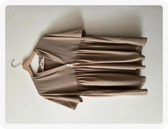 robe casual Zara marron taille S - photo numéro 2