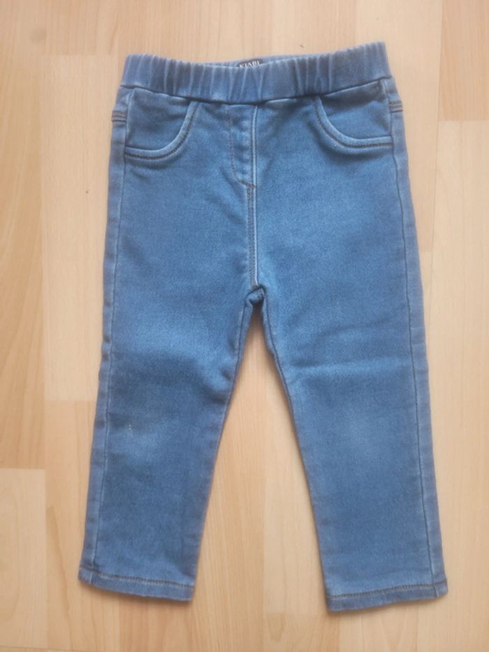 Jean legging 86cm kiabi