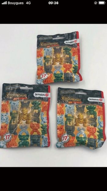 Lot de 3 sachets mystère Schleich Eldrador surprise mini créatures Numéro 81000 neuf