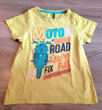 Tee-shirt jaune vert MC Orchestra 4 ans