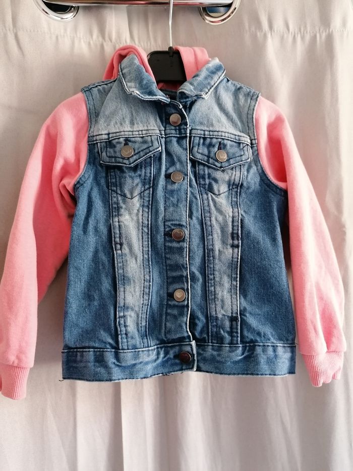 Veste bi matière taille 3/4 ans