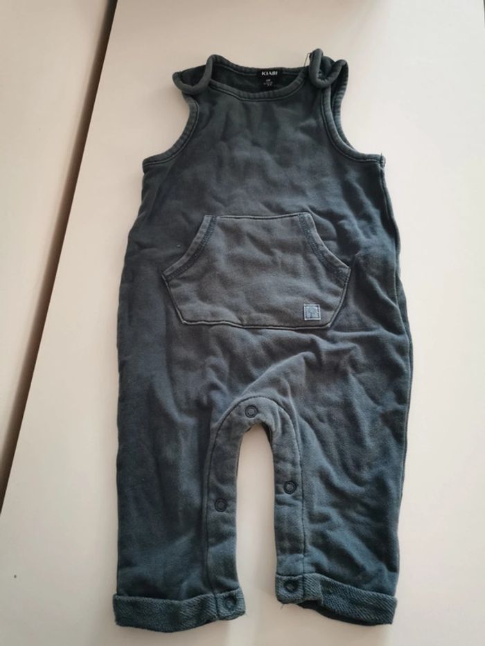 Salopette verte bébé