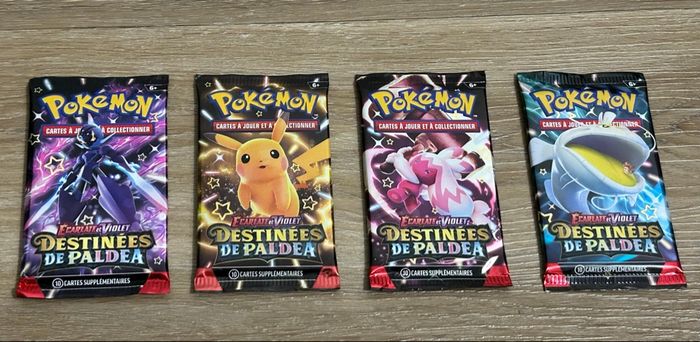 Pokemon Artset booster Destinée de Paldea Scellé