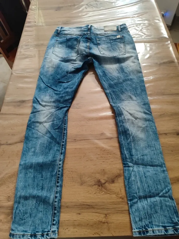 Jean droit Terance Kole Bleu Taille 46 - Confort et style ! Prix mini ! - photo numéro 2