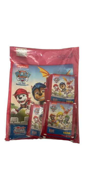 Album Panini Pat Patrouille / Paw Patrol Rescue Knights + 50 pochettes de Stickers neuf