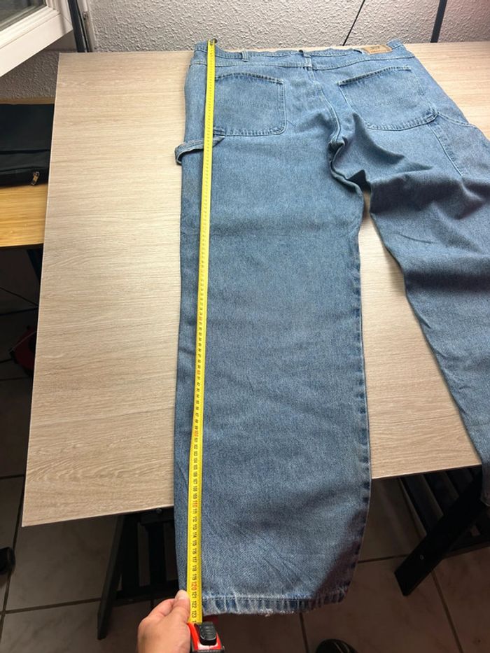 Jean Carpenter Full Blue Workwear Vintage W42 L34 – 100% Coton - photo numéro 6